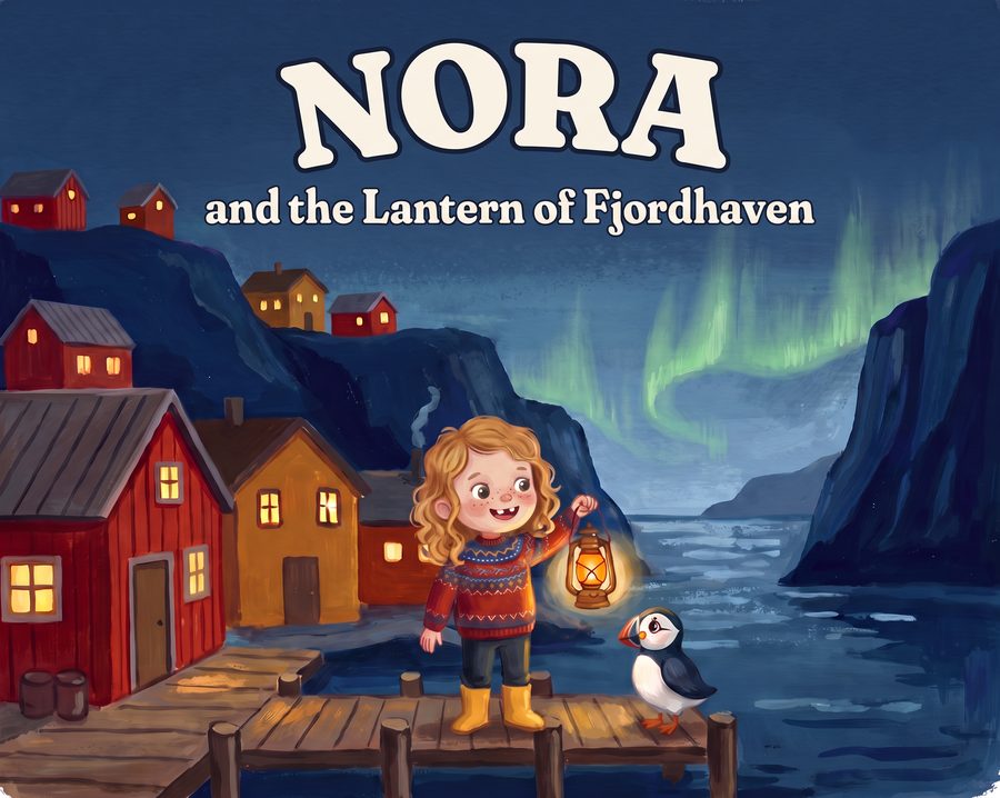 Nora's personalized Fjordhaven cover